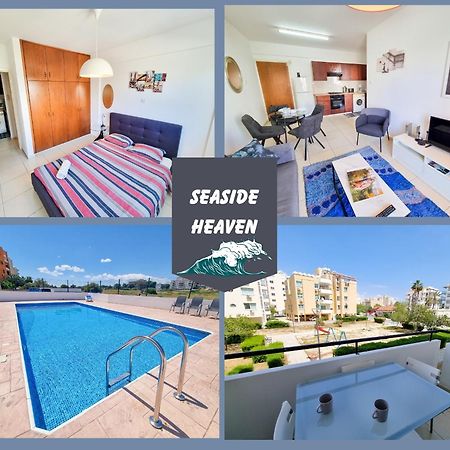 Seaside Heaven Apartment With Pool Larnaca Dış mekan fotoğraf